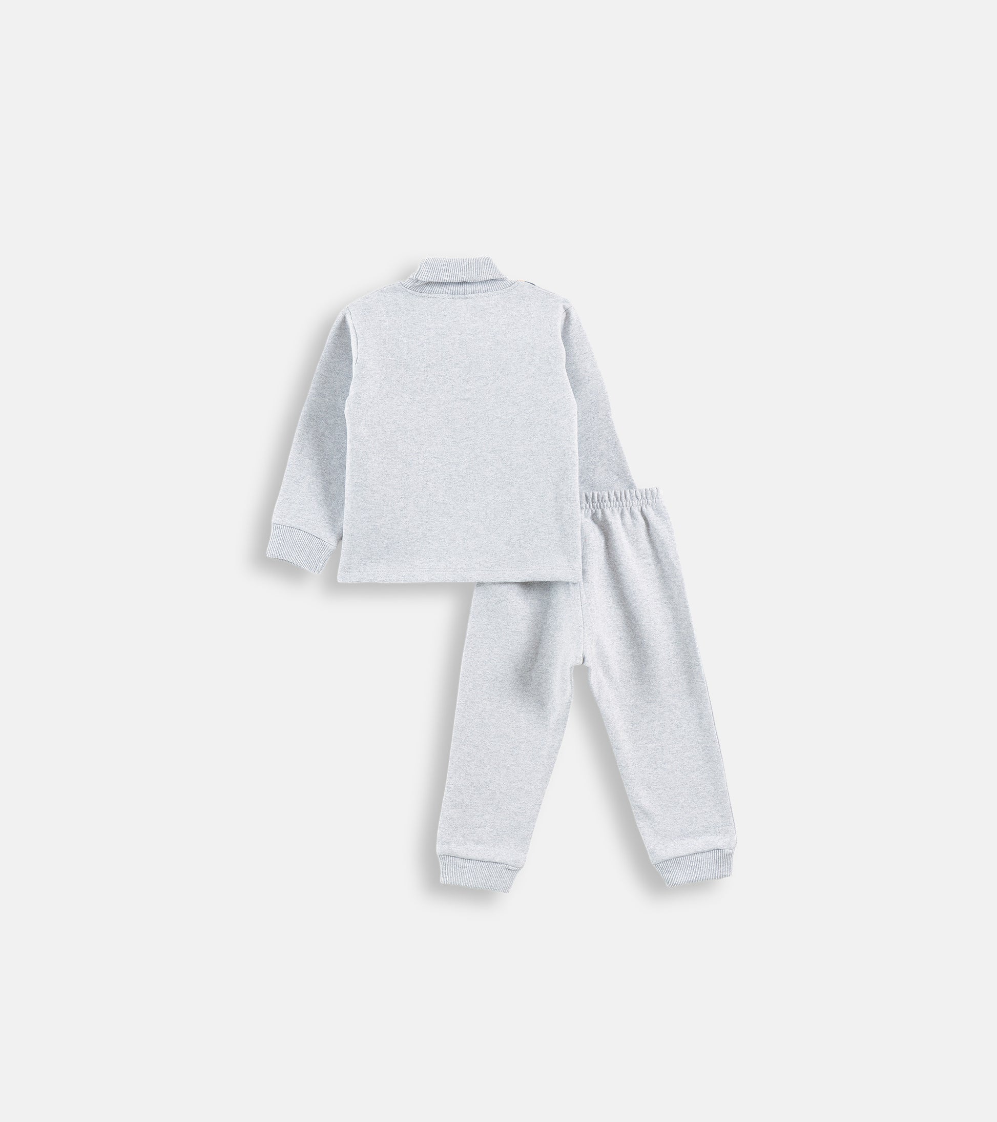 Tiny Tiger "Peeking Tail" Mock-Neck Lounge Set