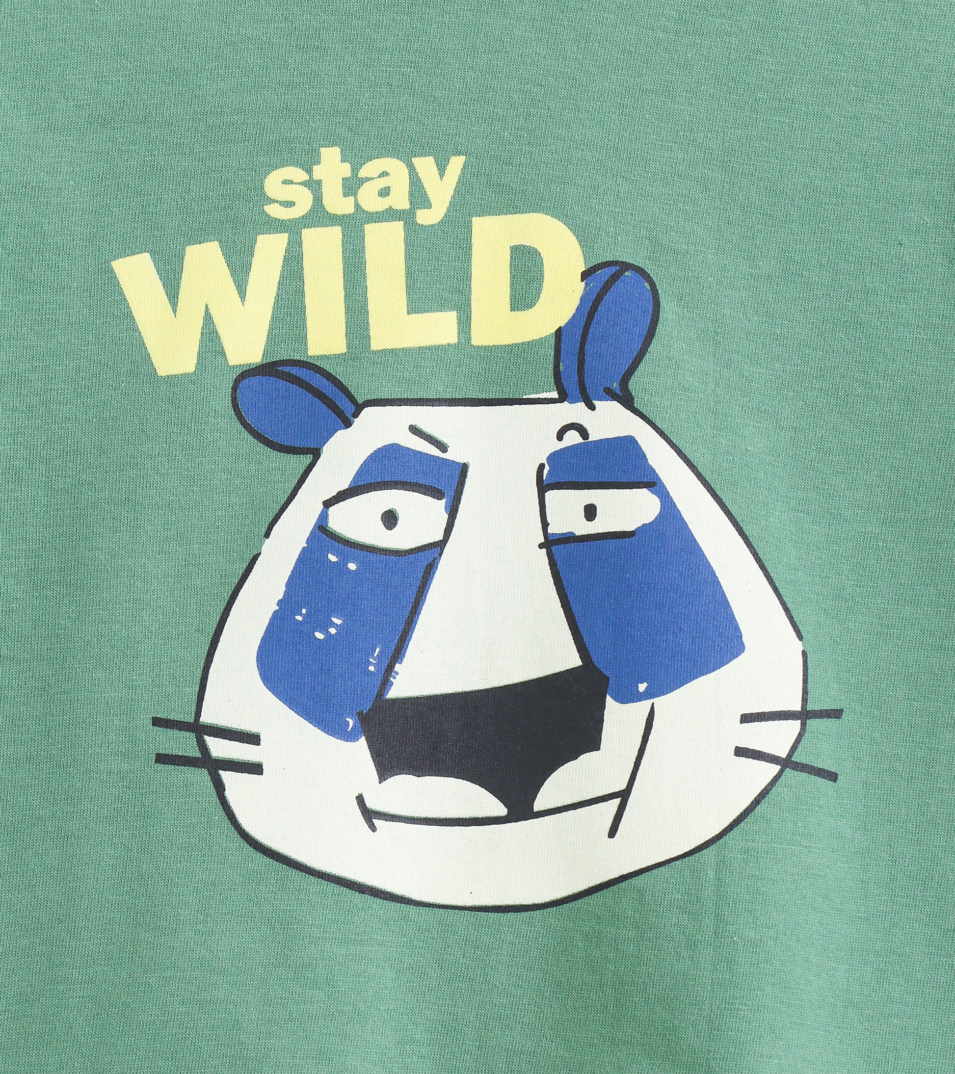 Stay Wild Panda – Sage Green Cotton Co-ord Sets for Everyday Play