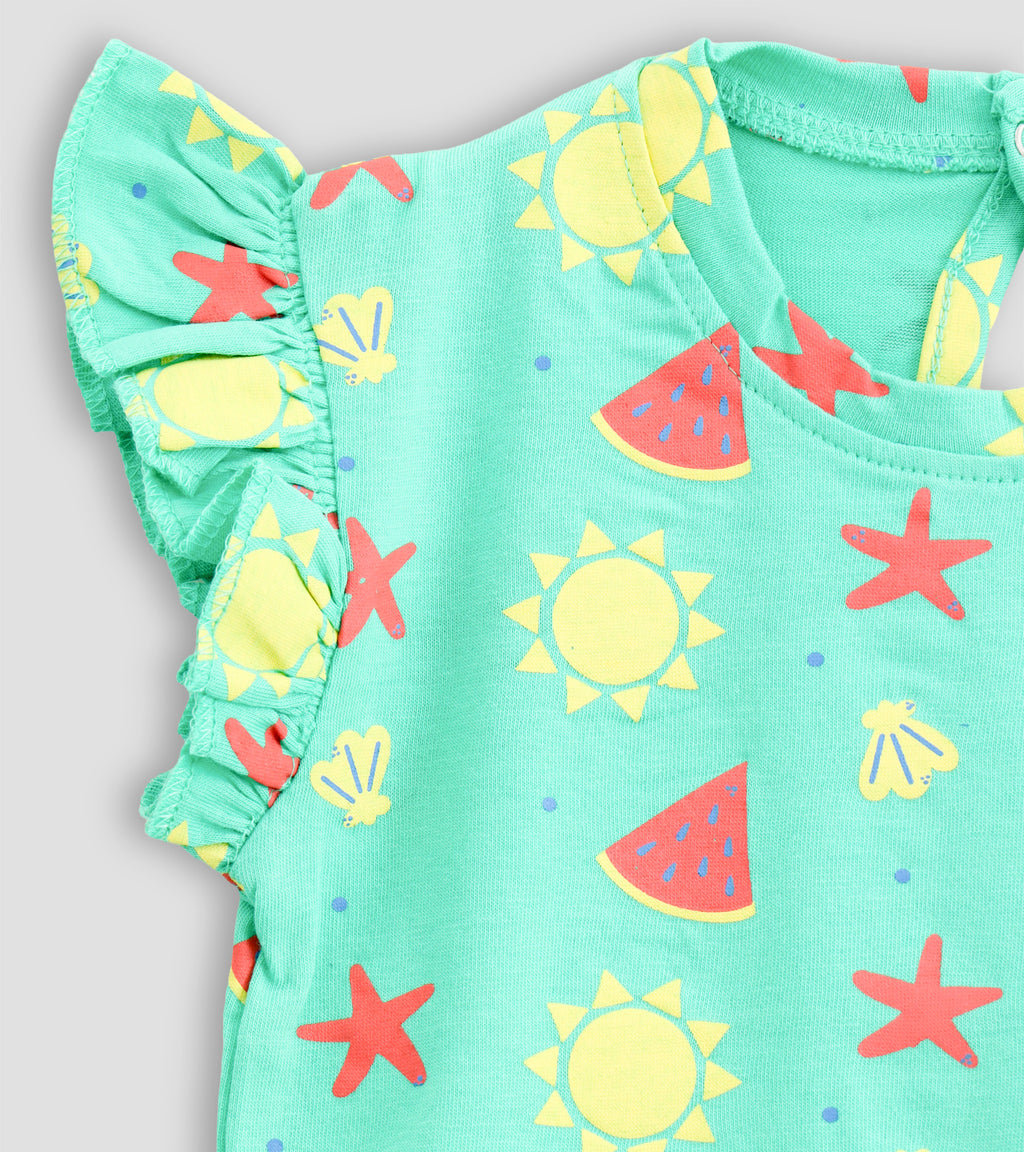 Iced Melon Cotton Value Pack Baby Girls' Clothing Set
