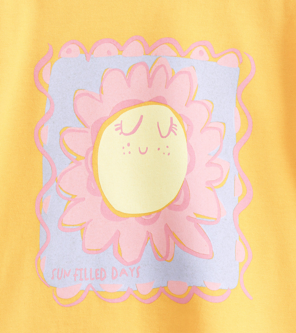 Everyday Sunshine: Girls' Graphic Cotton T-Shirt Bundle