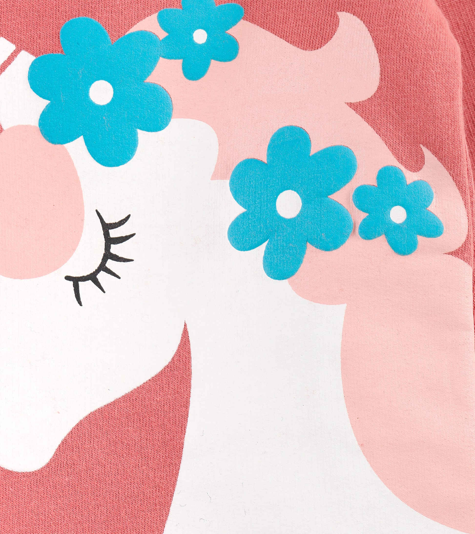 Coral Pink Unicorn & Maroon Bow Tracksuits