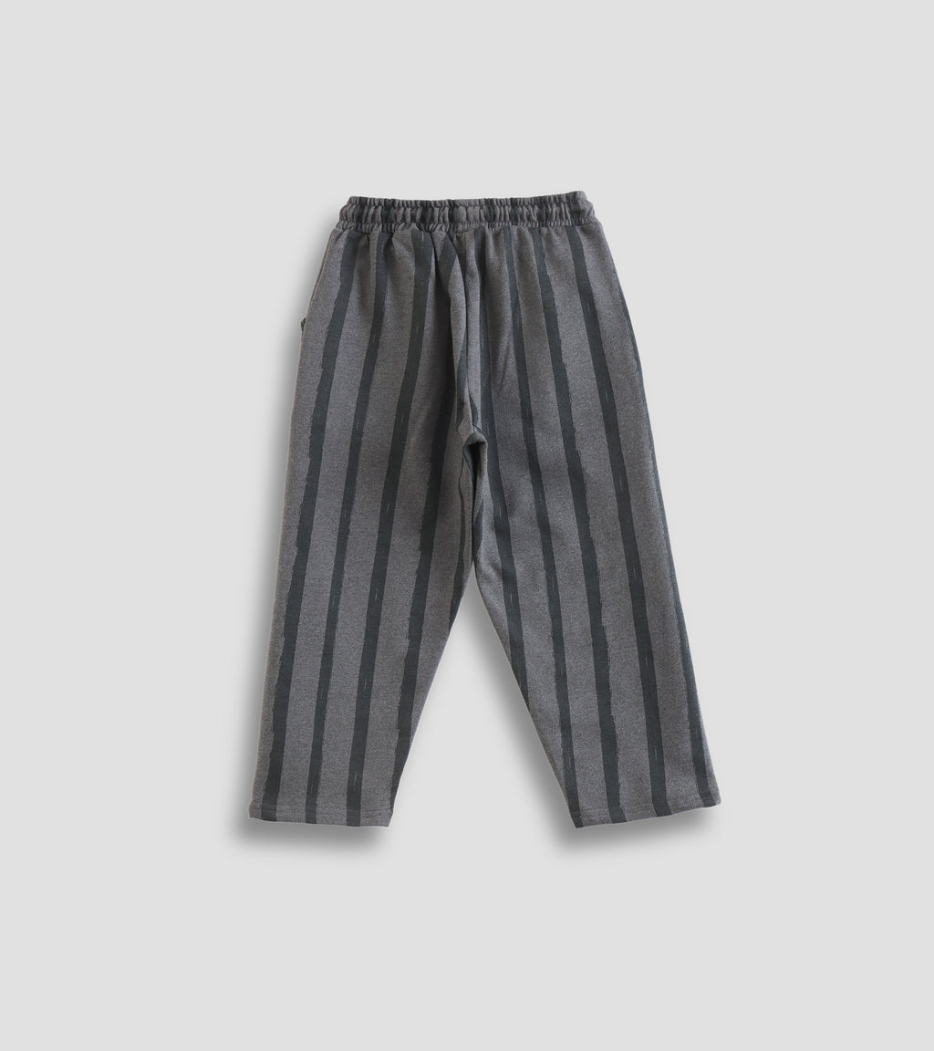 Urban Essential: Unisex Striped Pants with Functional Pockets