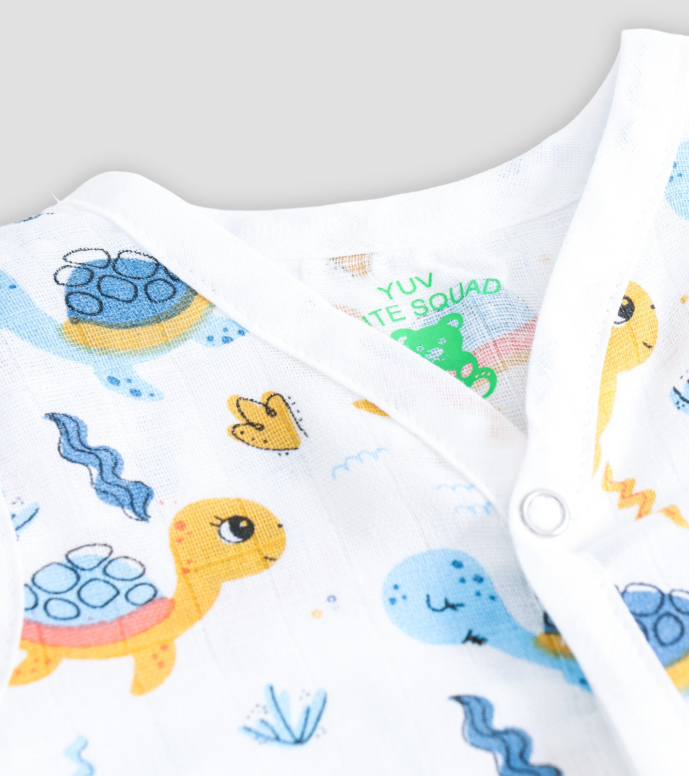 Happy Little Sea Turtle with Friends