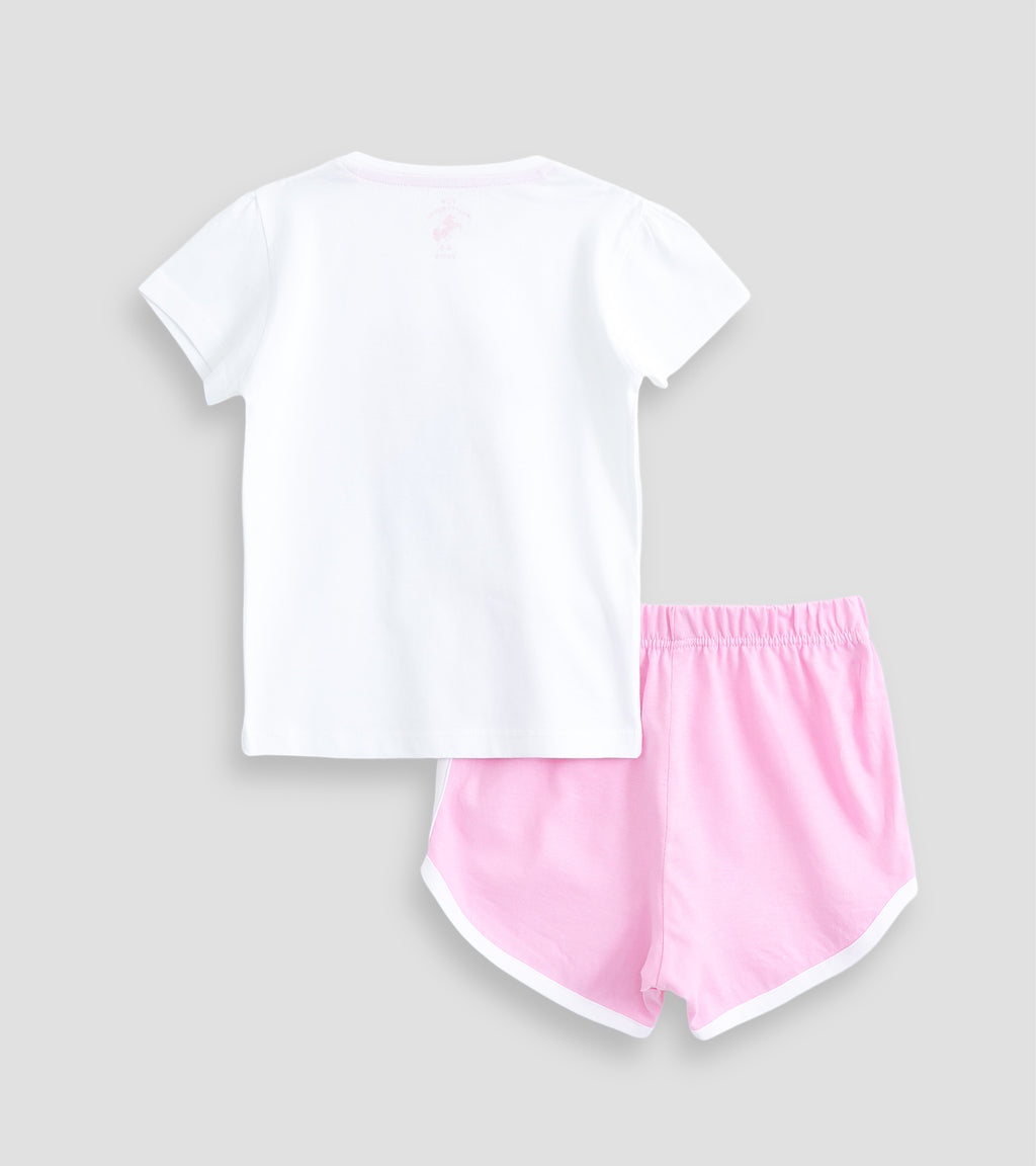 Magical Dreams: Unicorn Graphic Tee and Shorts Set