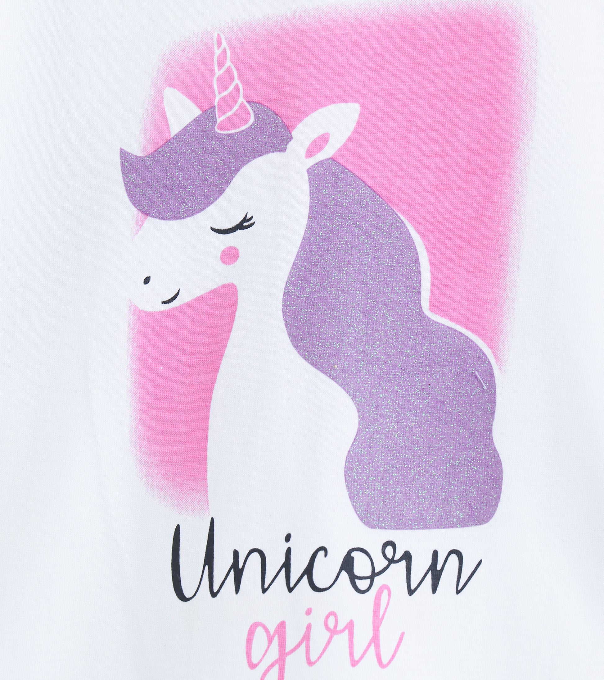 Magical Dreams: Unicorn Graphic Tee and Shorts Set